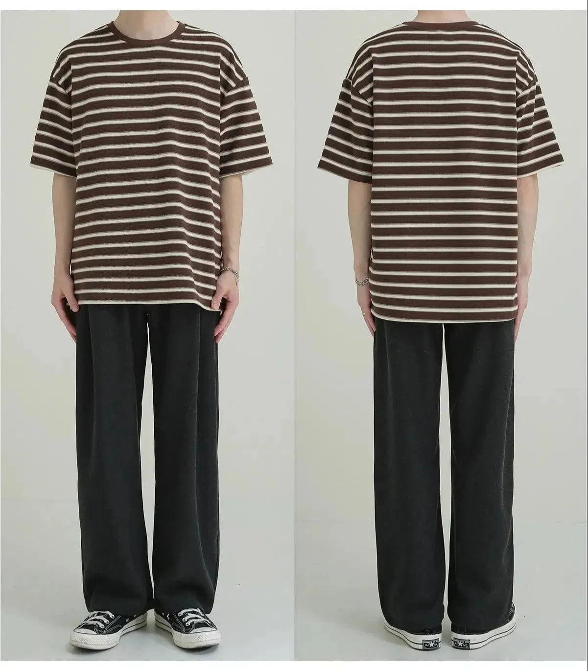 Loose Fit Striped T-shirt
