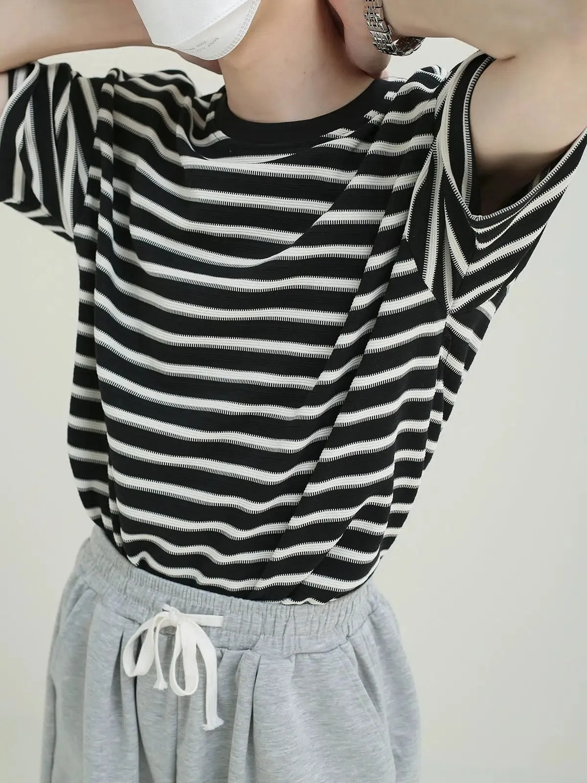 Loose Fit Striped T-shirt