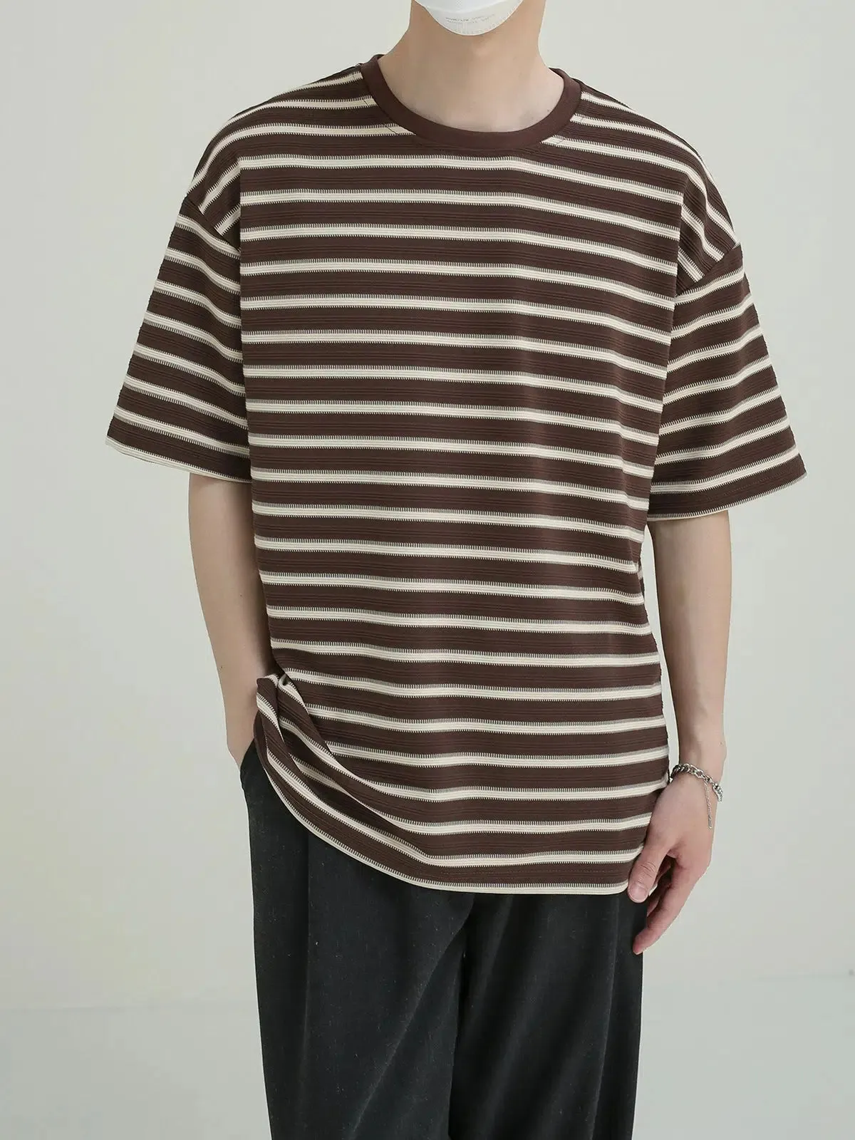 Loose Fit Striped T-shirt