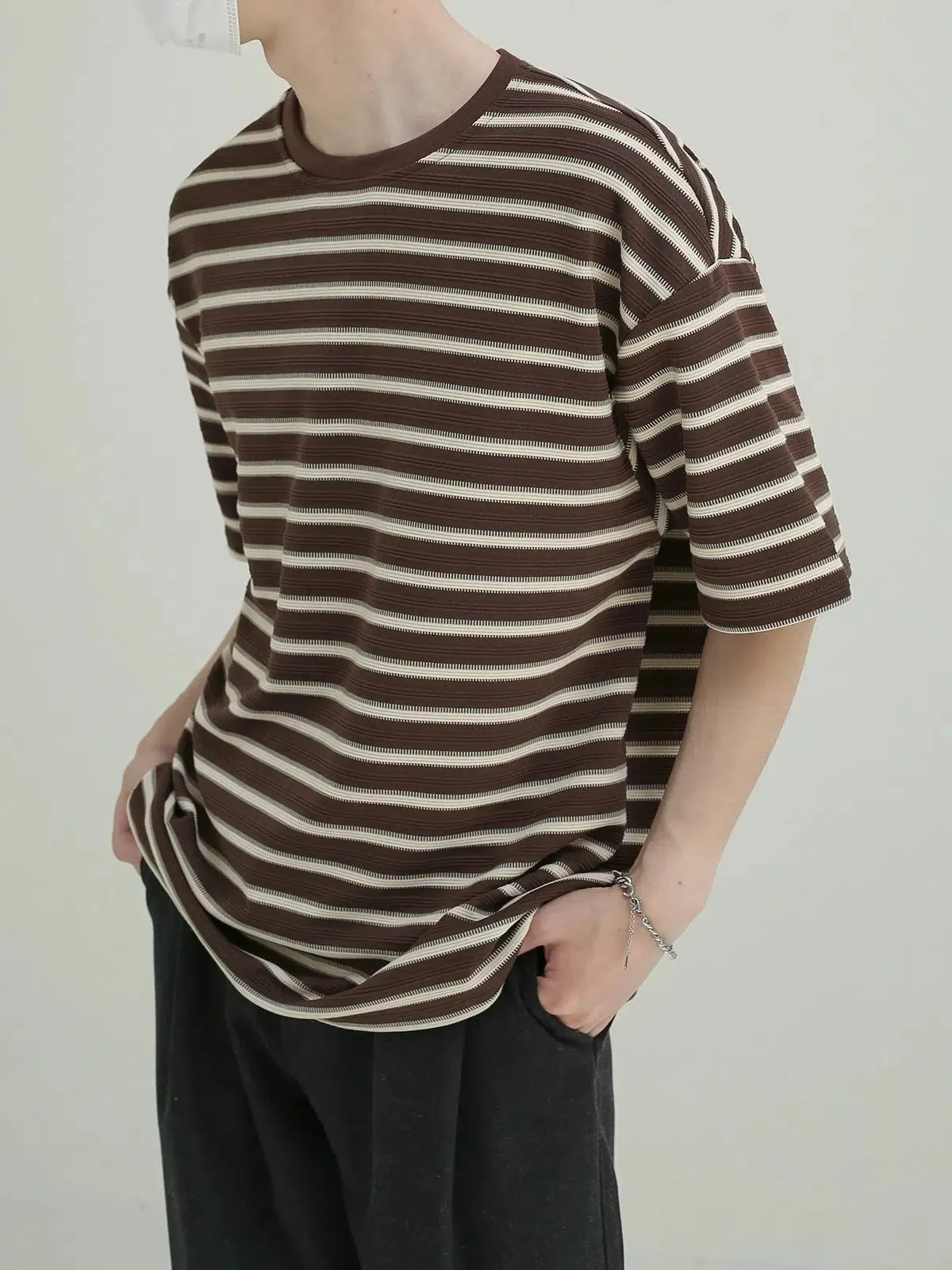 Loose Fit Striped T-shirt