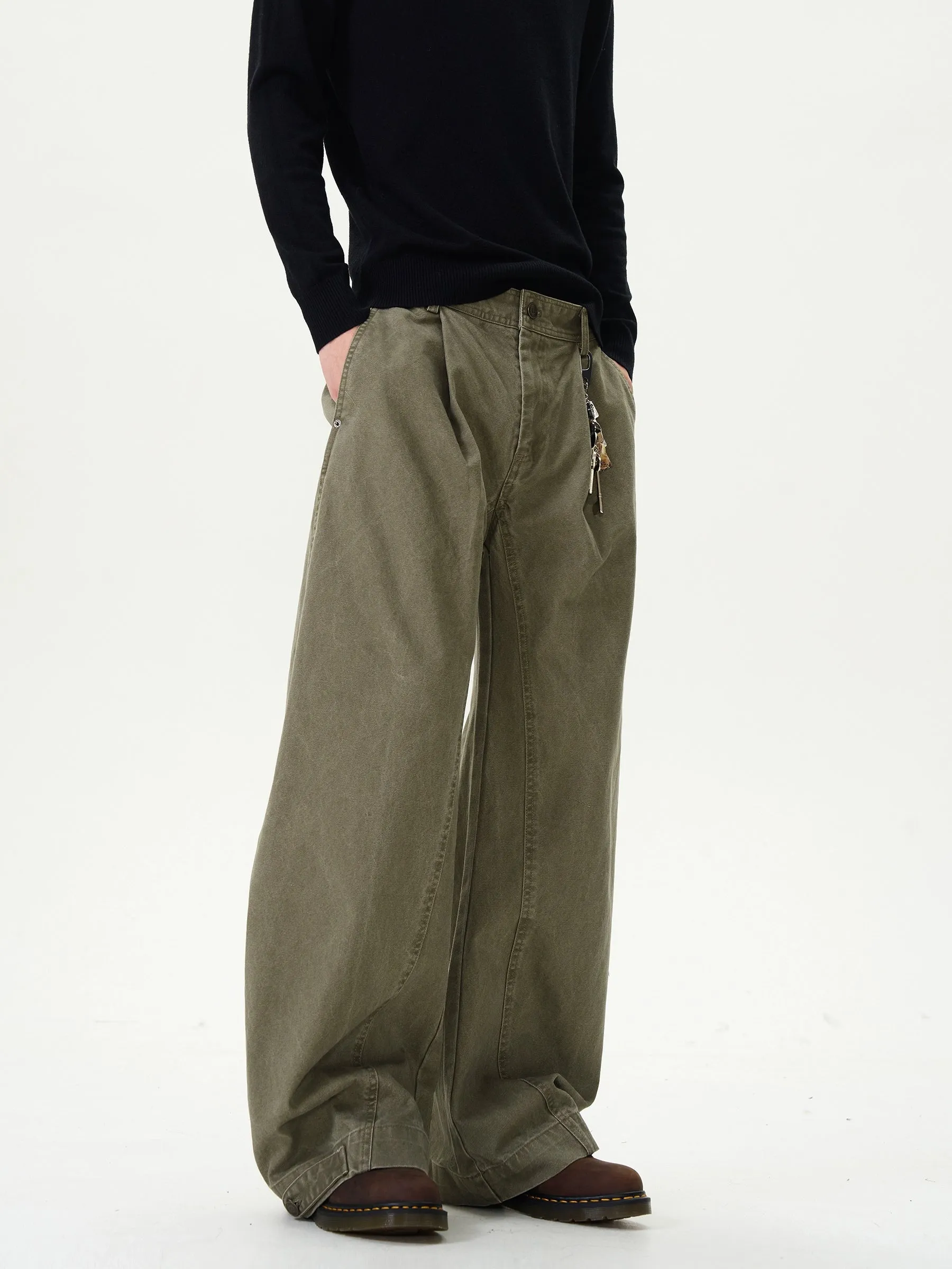 Loose Straight-leg Casual Pants