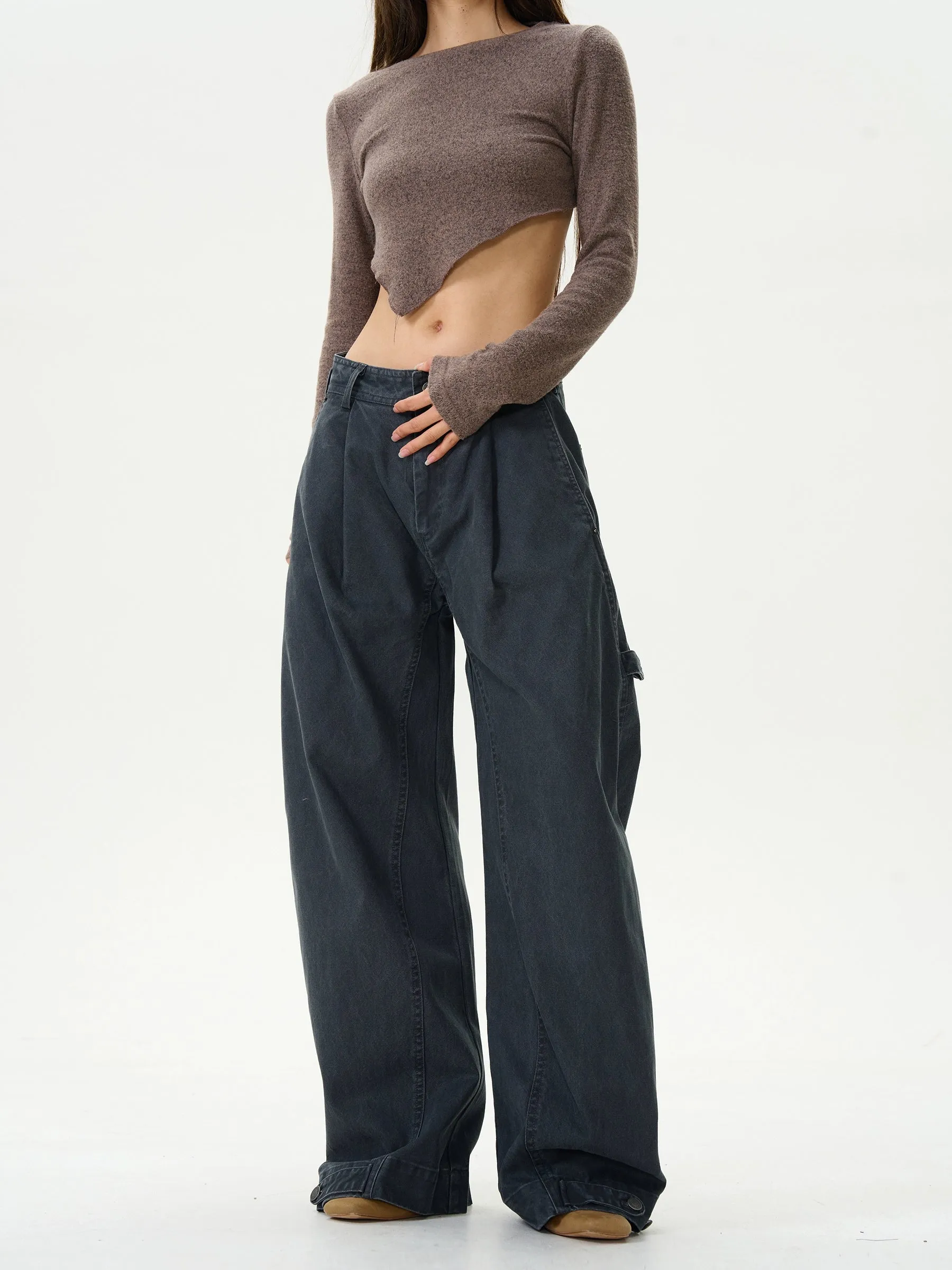 Loose Straight-leg Casual Pants