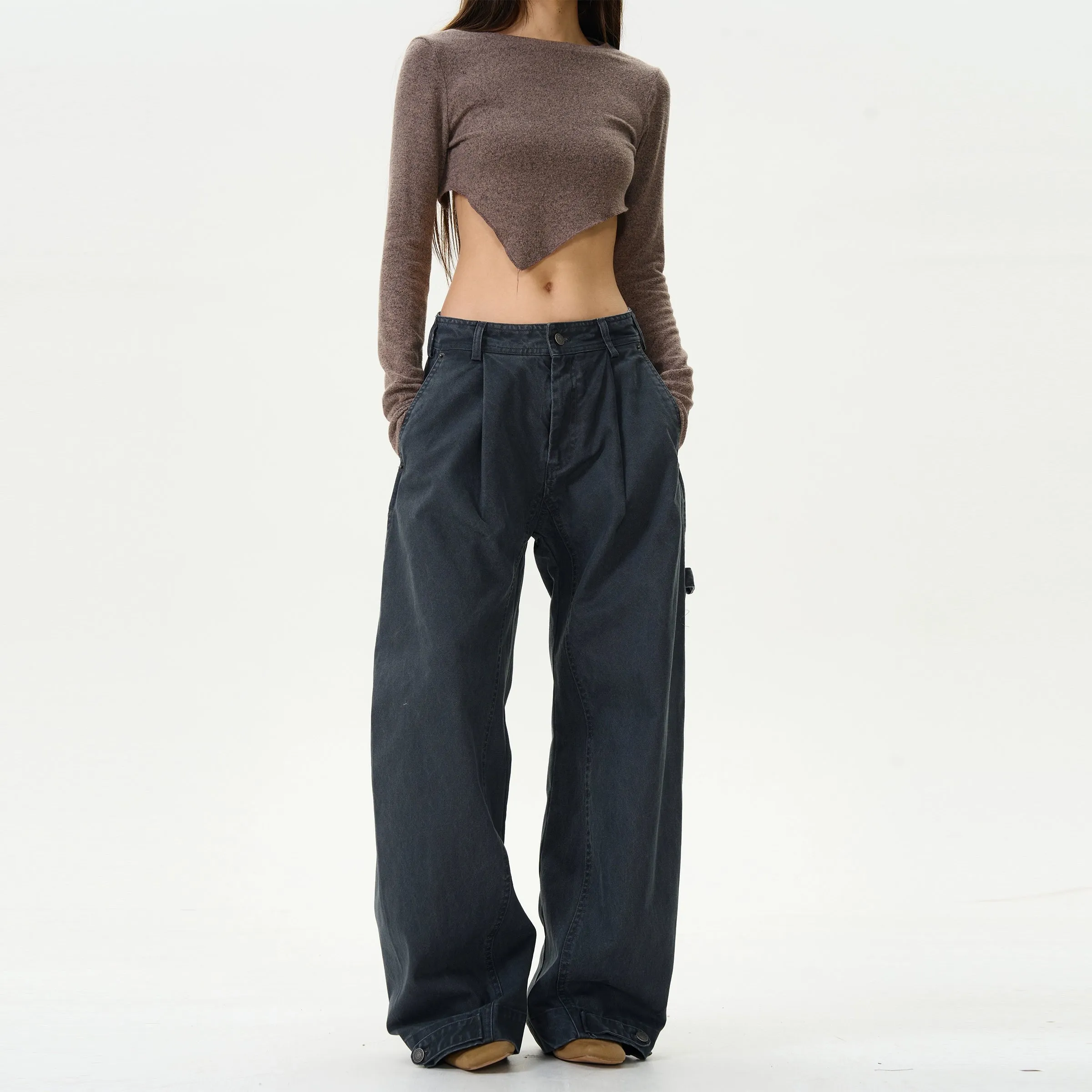 Loose Straight-leg Casual Pants