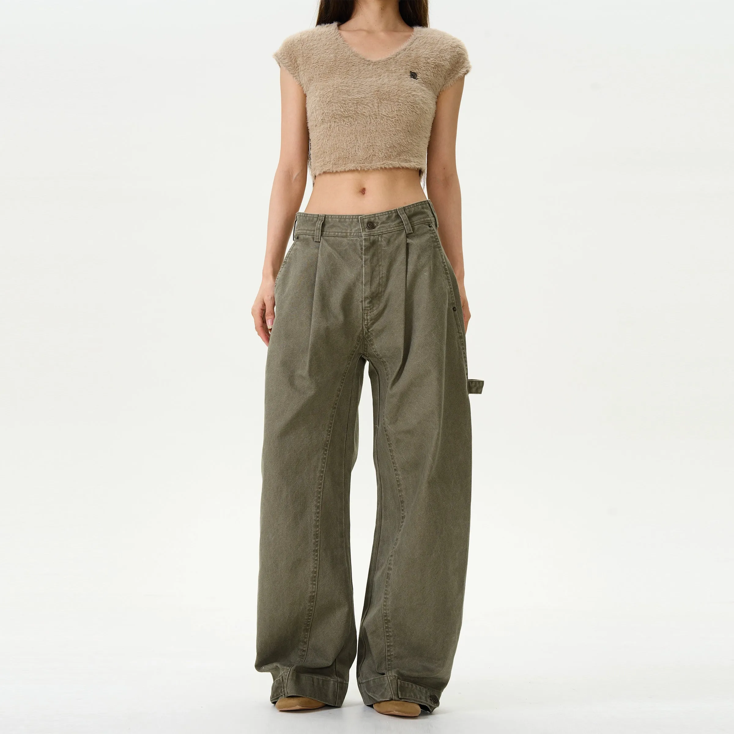 Loose Straight-leg Casual Pants