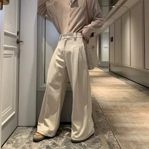Loose Straight-leg Thickened Pants