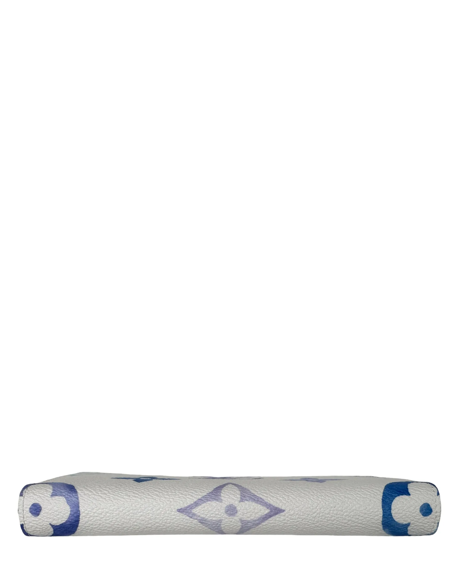 Louis Vuitton 2023 Blue Monogram Giant By The Pool Zippy Wallet
