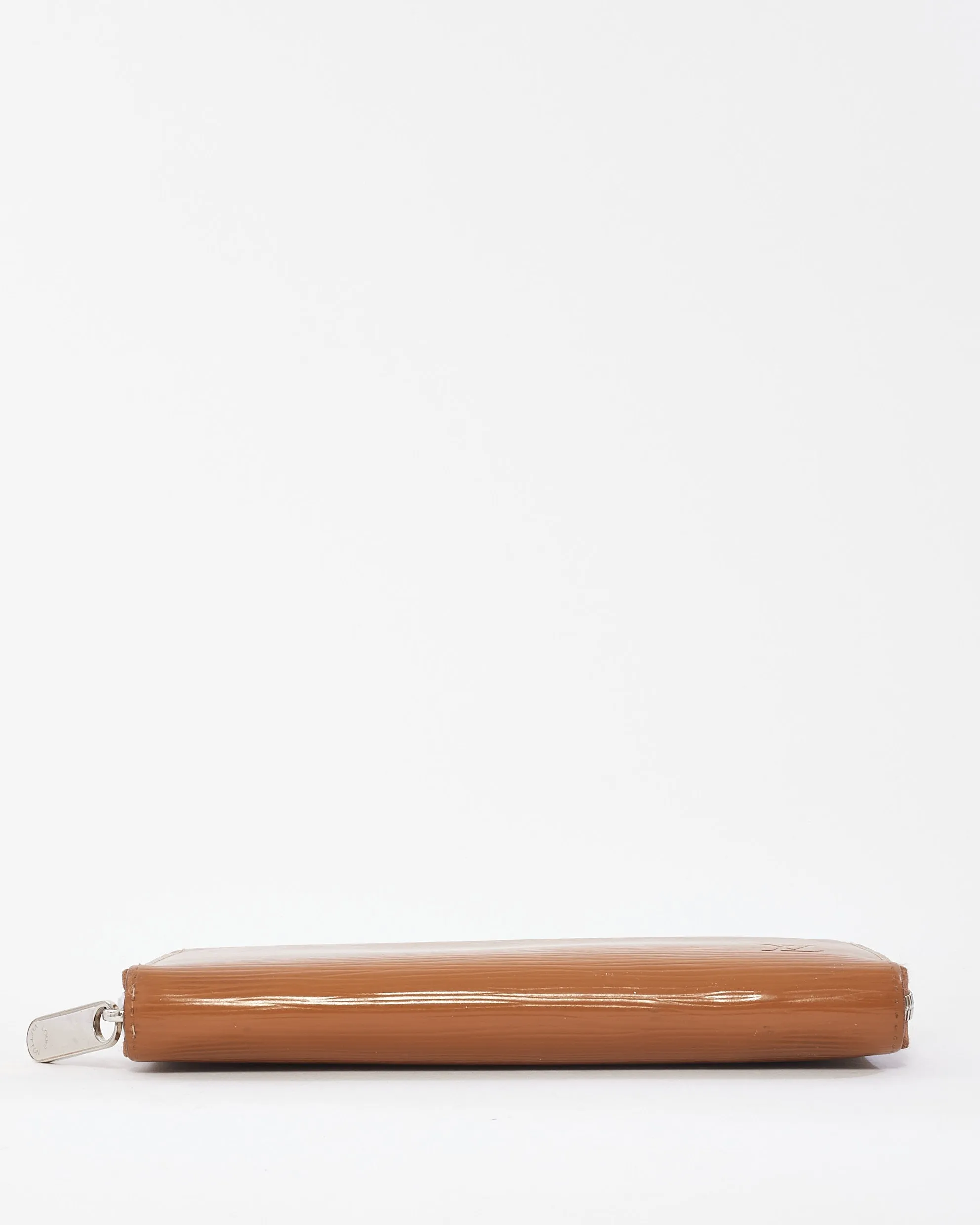 Louis Vuitton Brown Leather Epi Long Zip Wallet