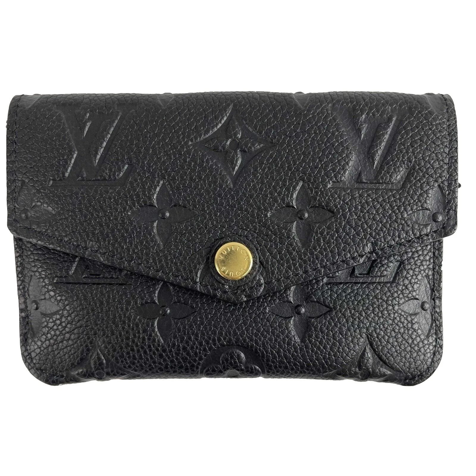 Louis Vuitton - LV Key Pouch - Black Monogram Empreinte Leather