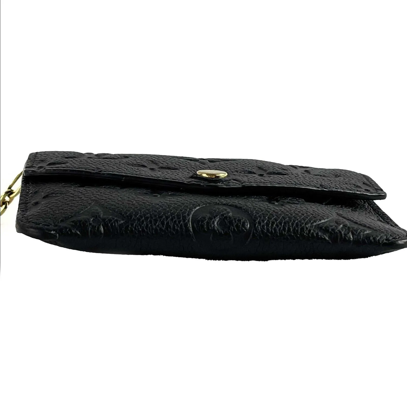 Louis Vuitton - LV Key Pouch - Black Monogram Empreinte Leather