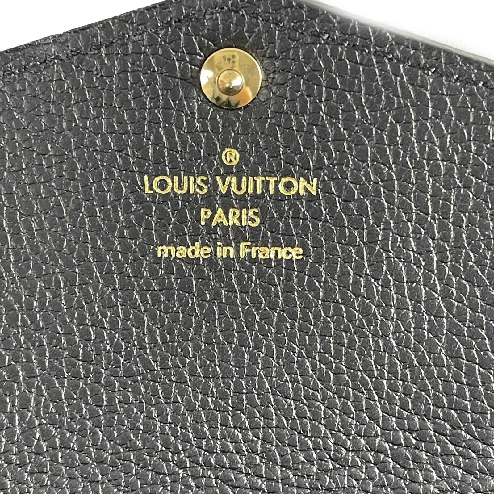 Louis Vuitton - LV Key Pouch - Black Monogram Empreinte Leather