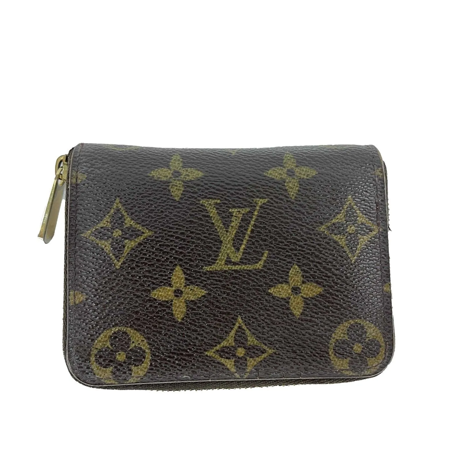 Louis Vuitton - LV - Zippy Coin Purse - Brown Monogram Coated Canvas Wallet