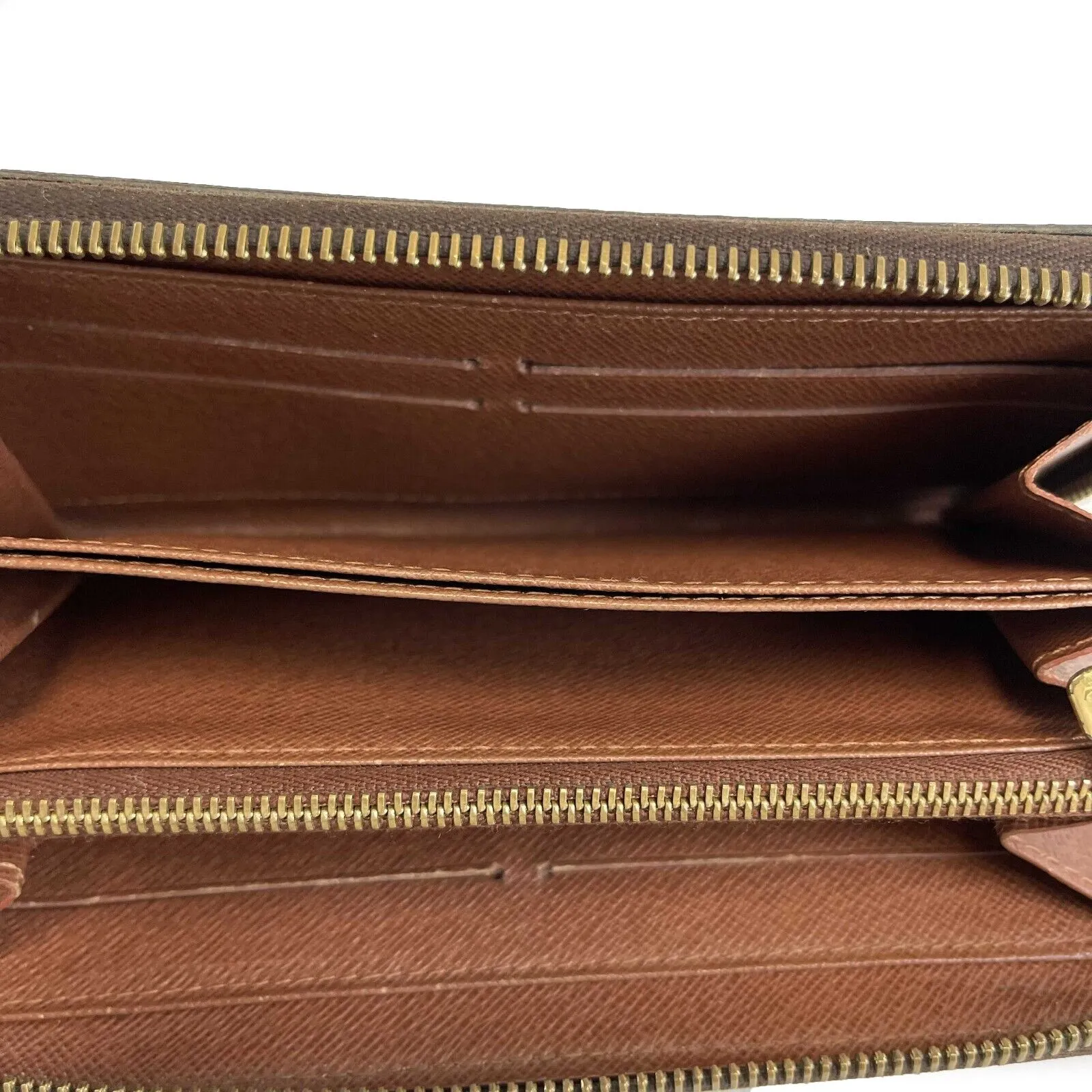 Louis Vuitton - Monogram Roses Zippy Brown Wallet - Zip Around Card Holder