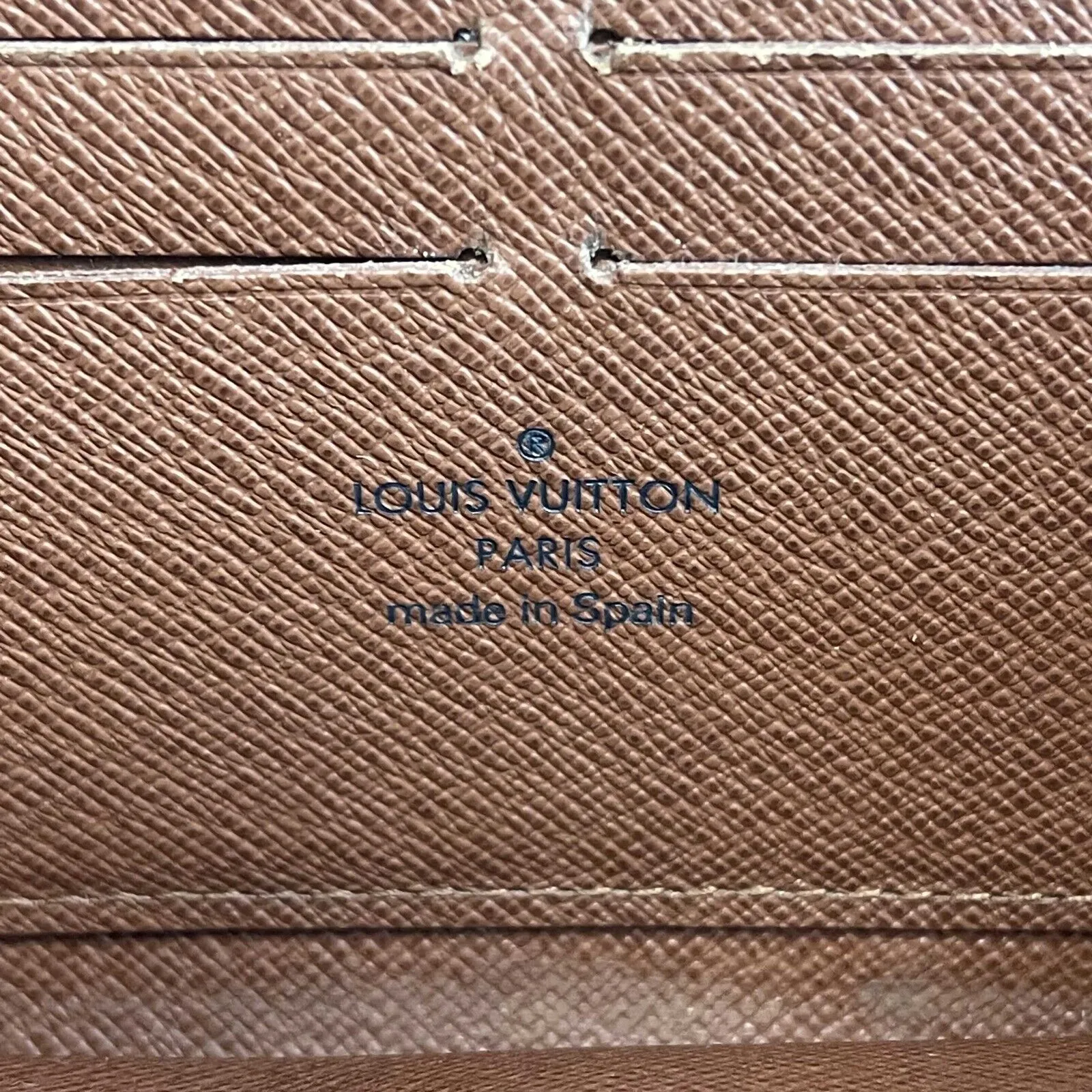 Louis Vuitton - Monogram Roses Zippy Brown Wallet - Zip Around Card Holder