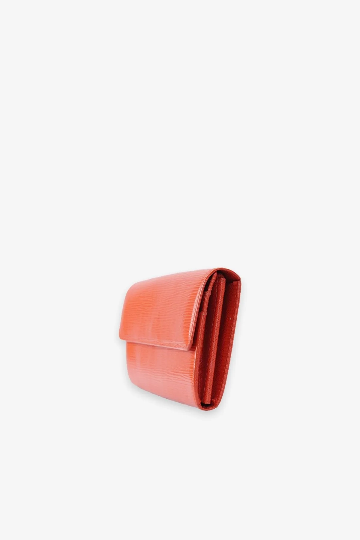 Louis Vuitton Orange Large Wallet in Epi Leather