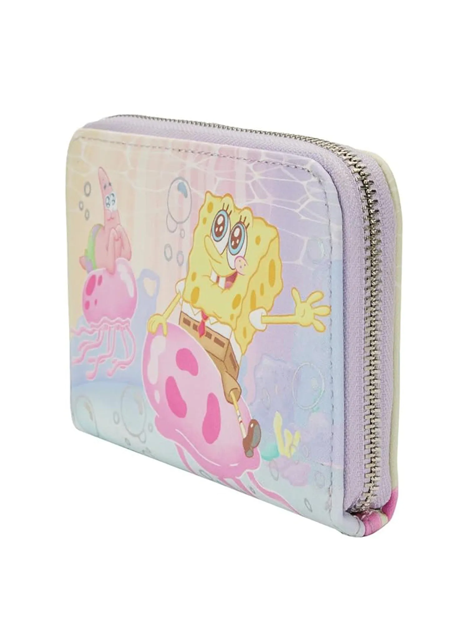 Loungefly x Spongebob Squarepants Pastel Jellyfishing Zip Around Wallet