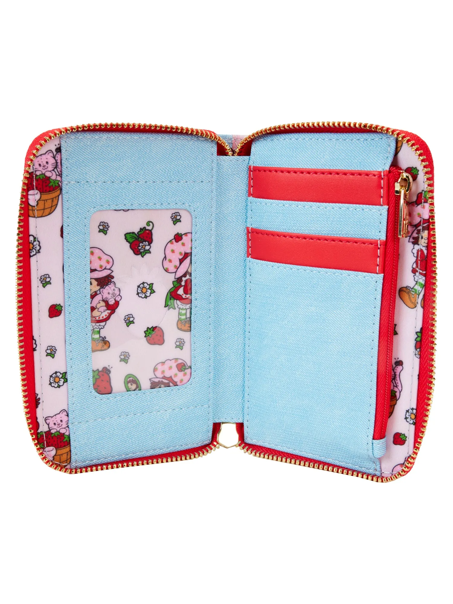 Loungefly x Strawberry Shortcake Zip Around Denim Wallet