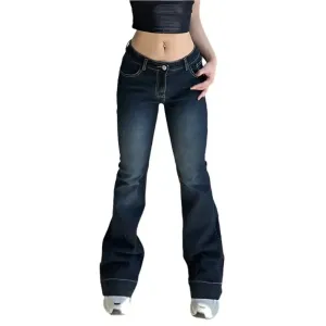 Low Rise Flare Jeans