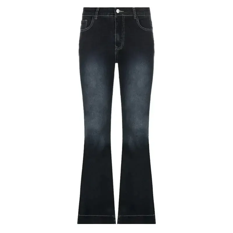 Low Rise Flare Jeans