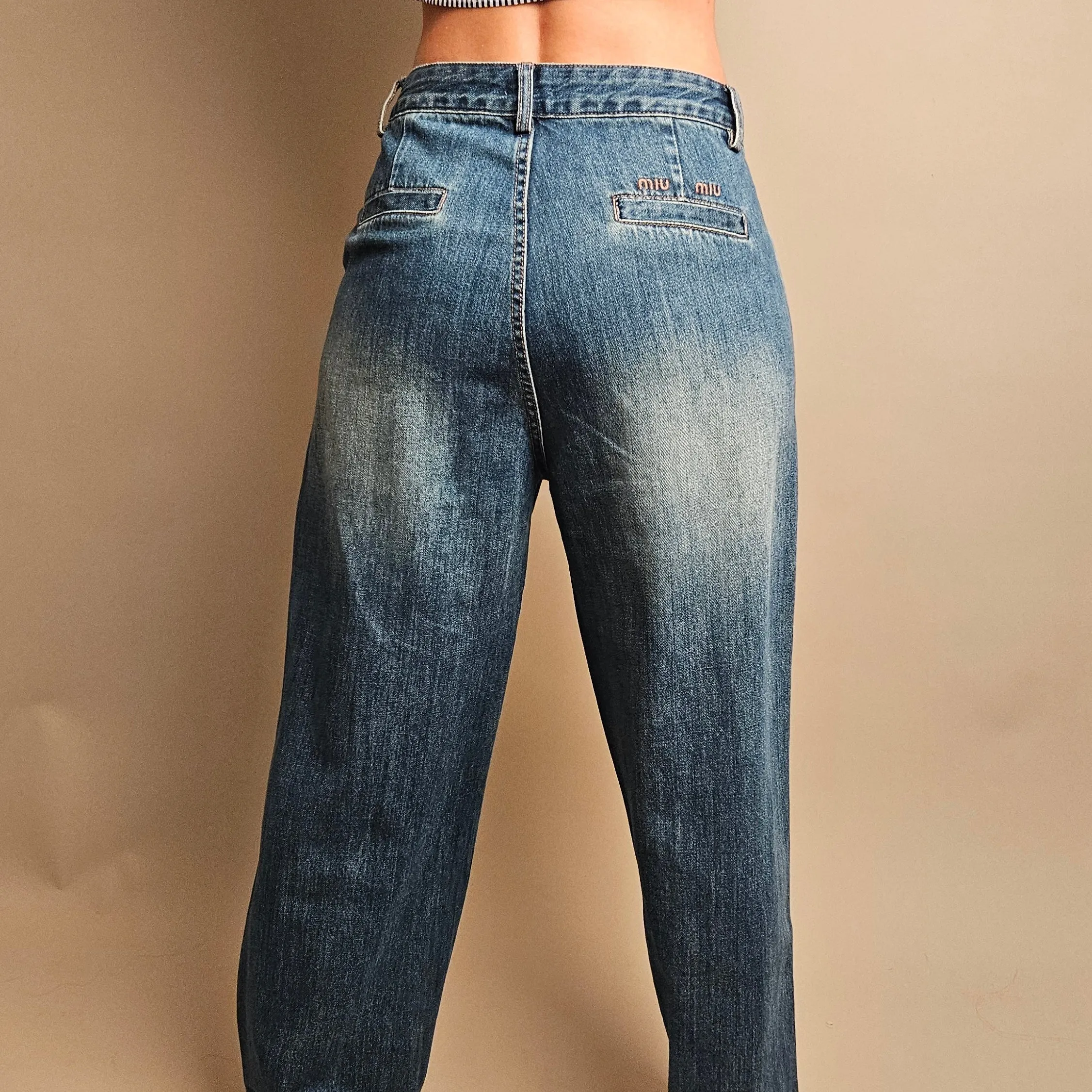 Low Rise Flared Jeans