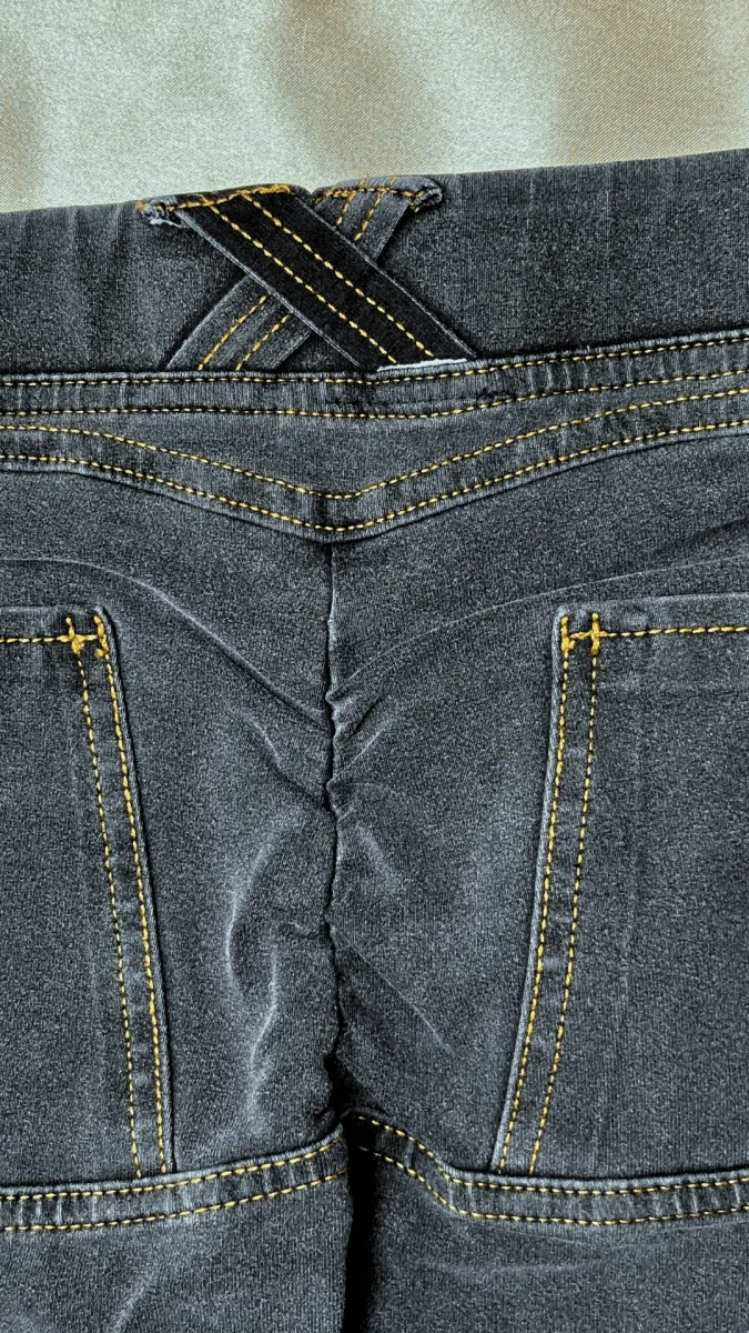 Low Rise Stay Up Butt Enhancer Gray Jeggings