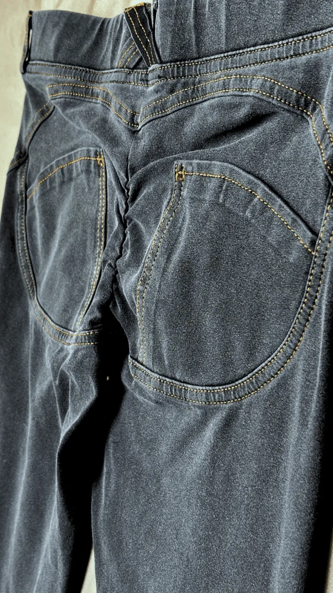 Low Rise Stay Up Butt Enhancer Gray Jeggings