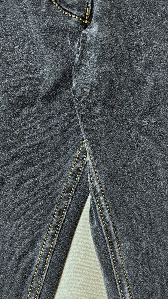 Low Rise Stay Up Butt Enhancer Gray Jeggings