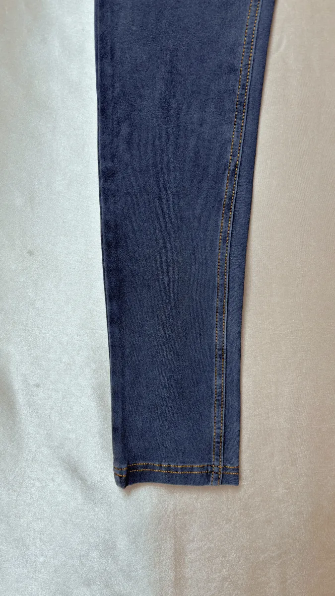 Low Rise Stay Up Butt Enhancer Gray Jeggings