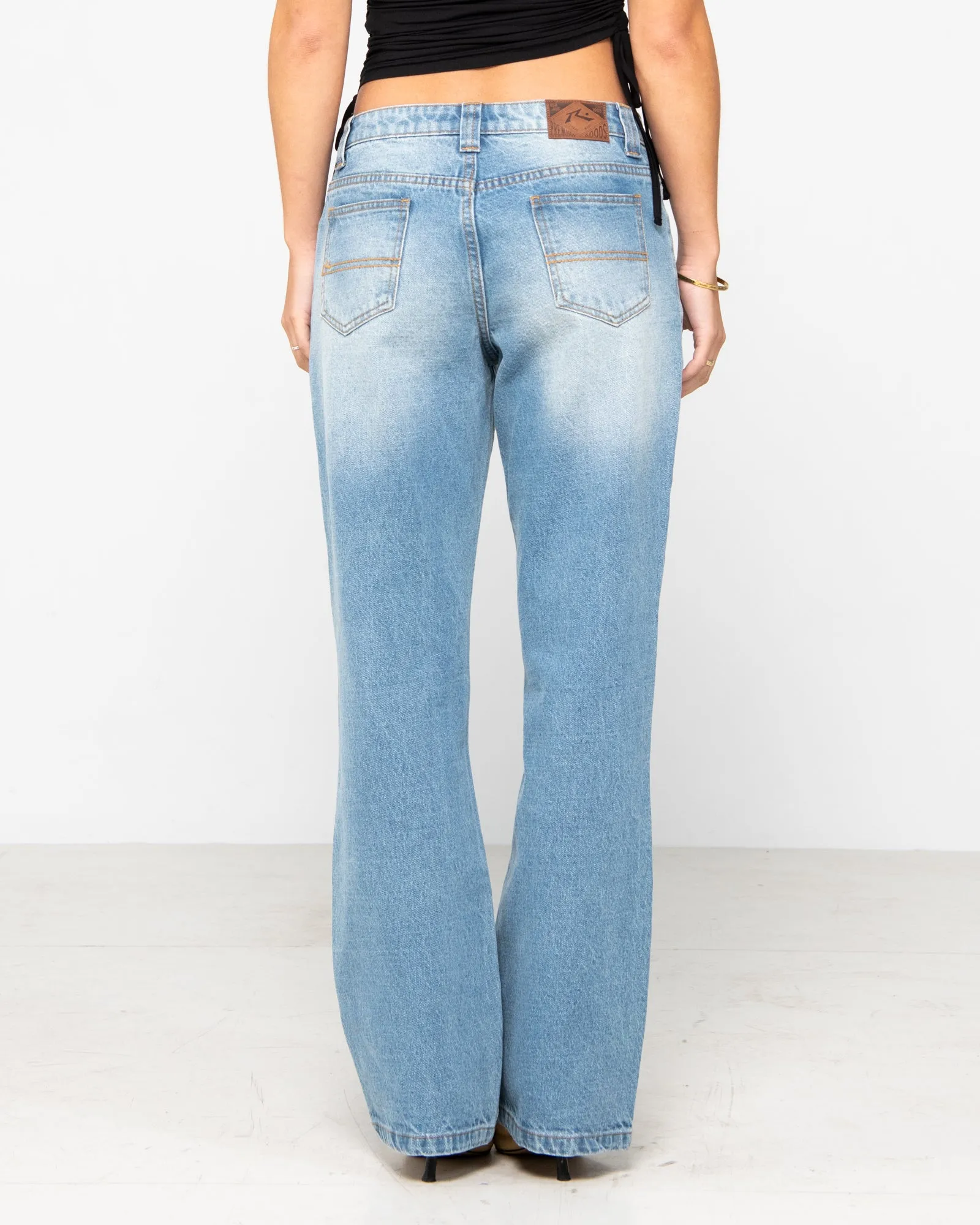 Low Rise Straight Leg Jean