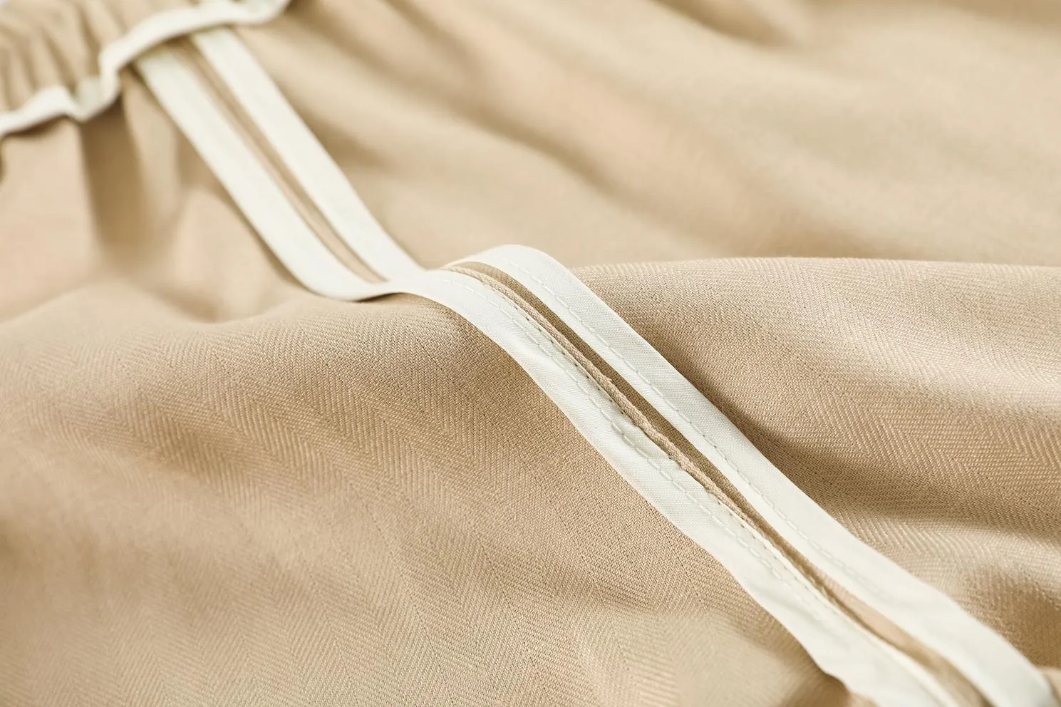 Low Waisted Solid Color Straight-Leg Pants for Women
