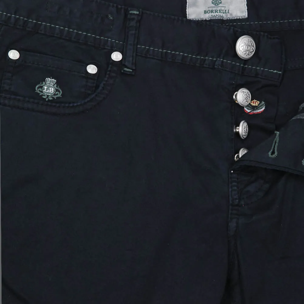 Luigi Borrelli Midnight Navy Blue Pants - 33 US / 49 EU