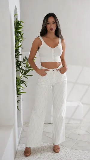 Lunar denim pants