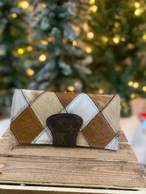 LV Rosie Patchwork Cowhide Wallet