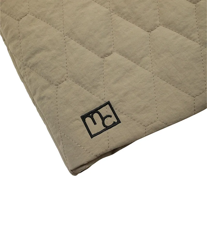 MACKY Golf: Padded Wrap Mini Skirt - Beige