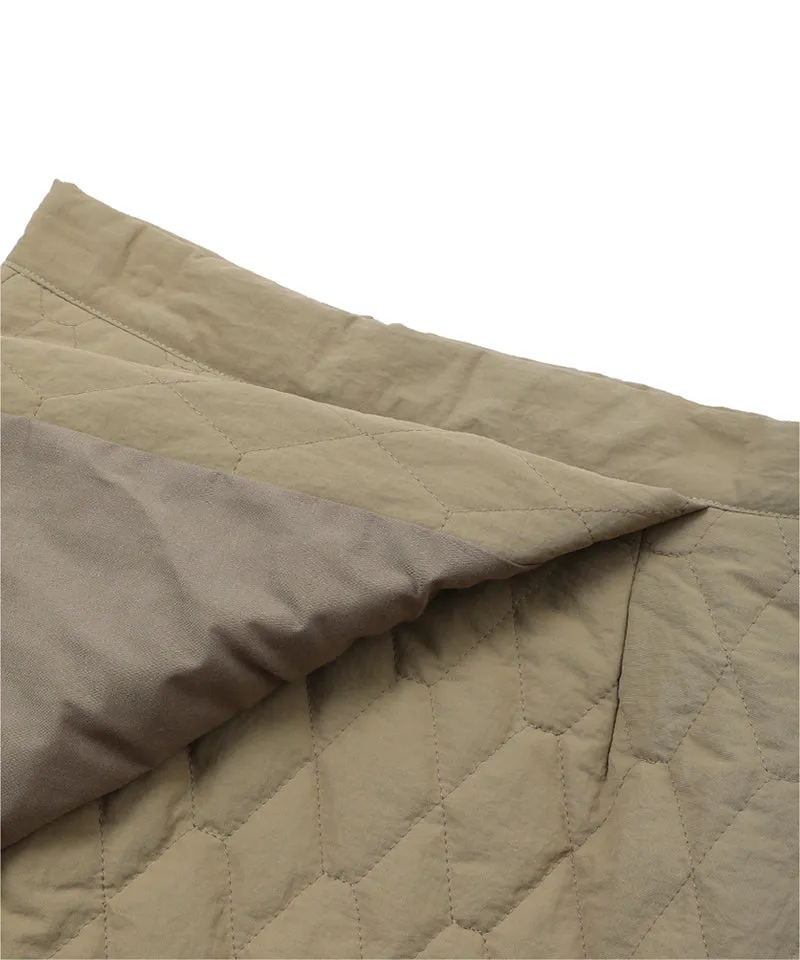 MACKY Golf: Padded Wrap Mini Skirt - Beige