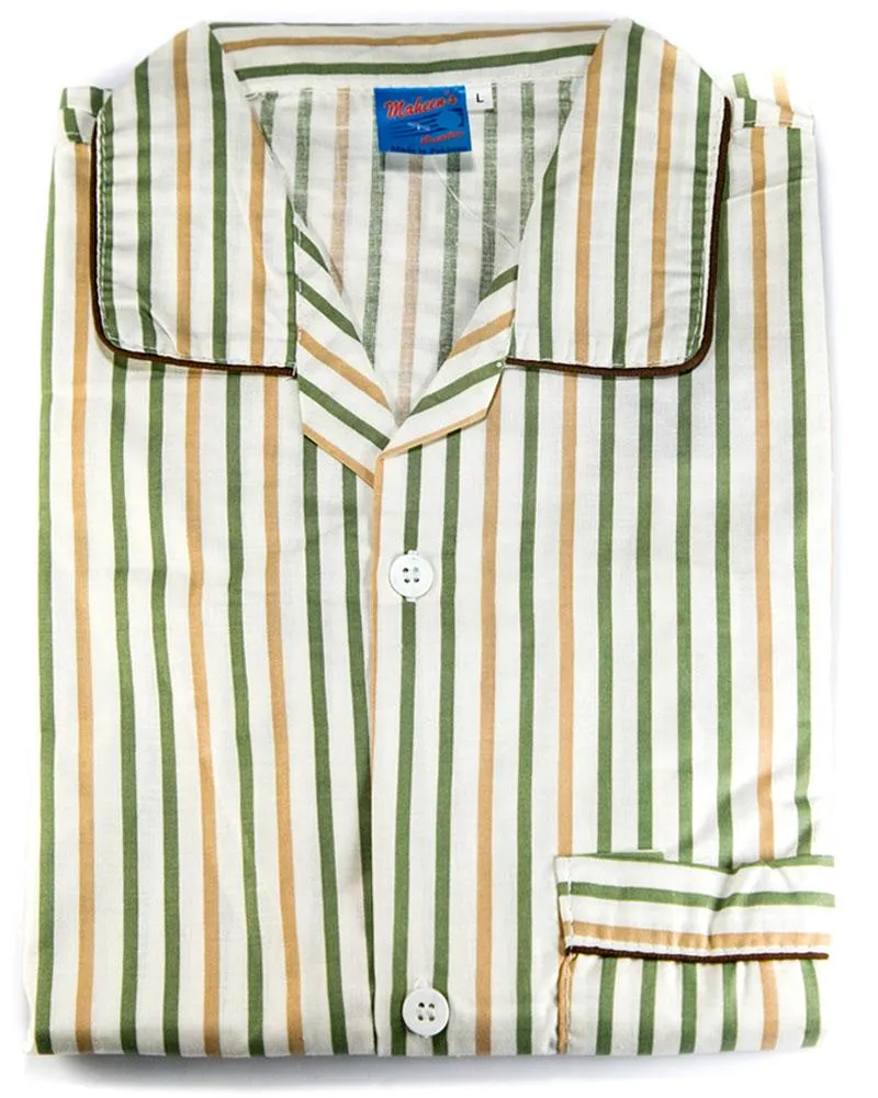 Maheen's Creation Nightdress For Men - Striped Design Nightwear