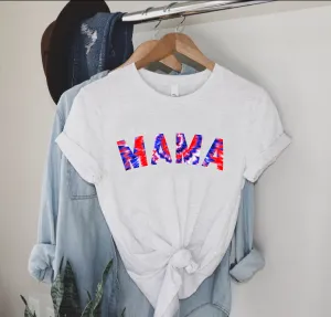 Mama Tie Dye Shirt | Unisex Crew