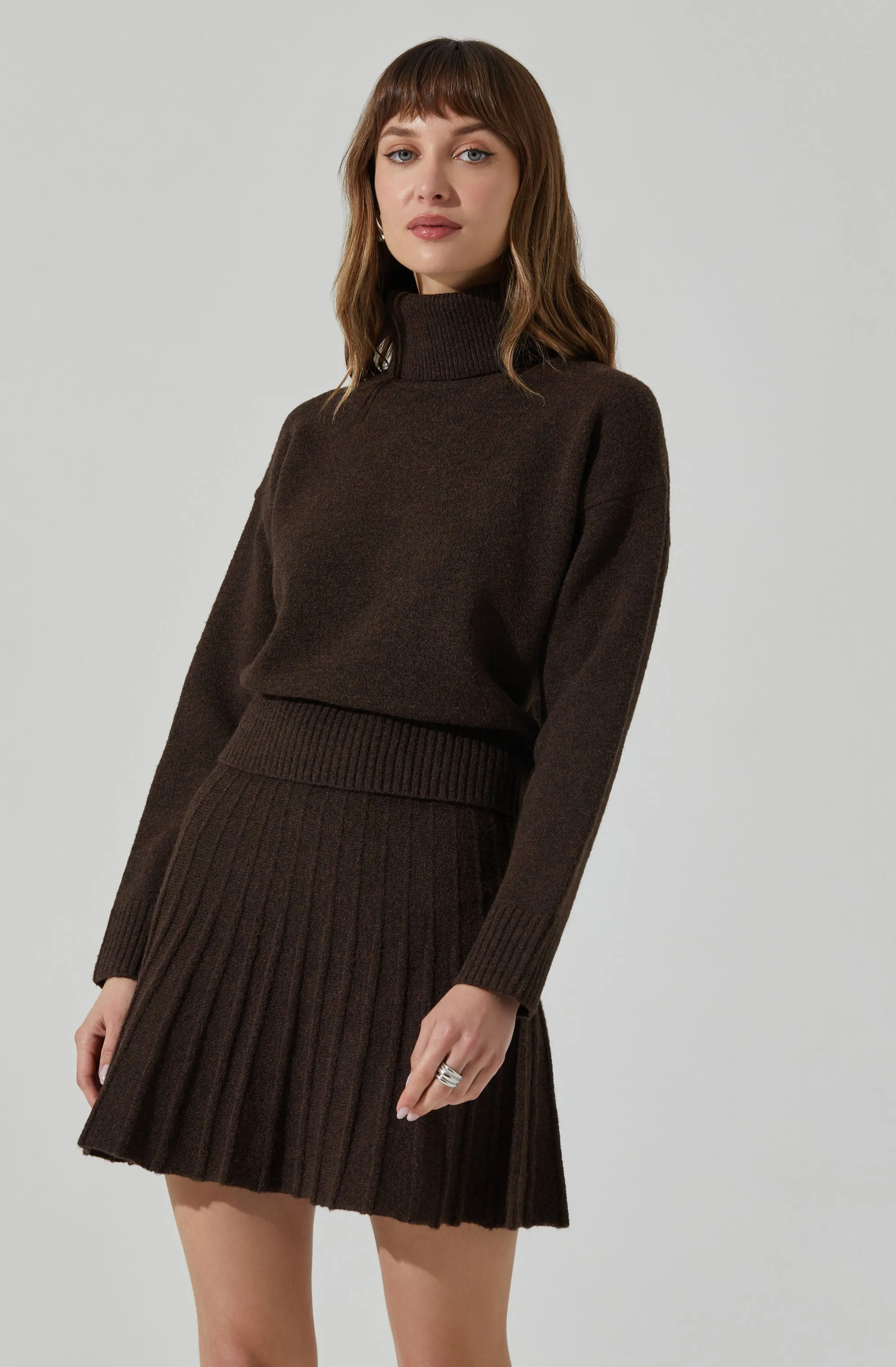 Marceline Pleated Mini Skirt