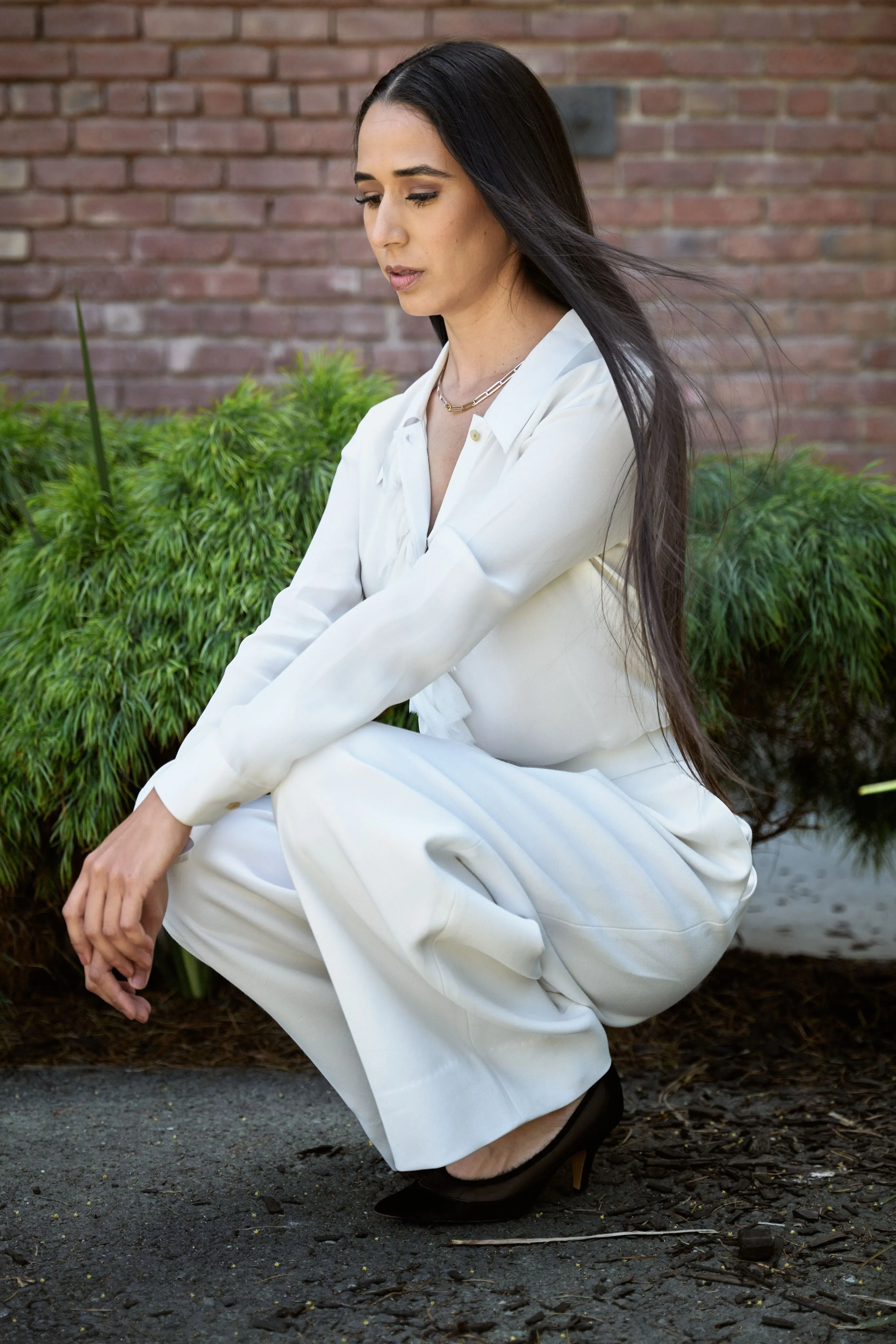 Marine Wide Leg Pants