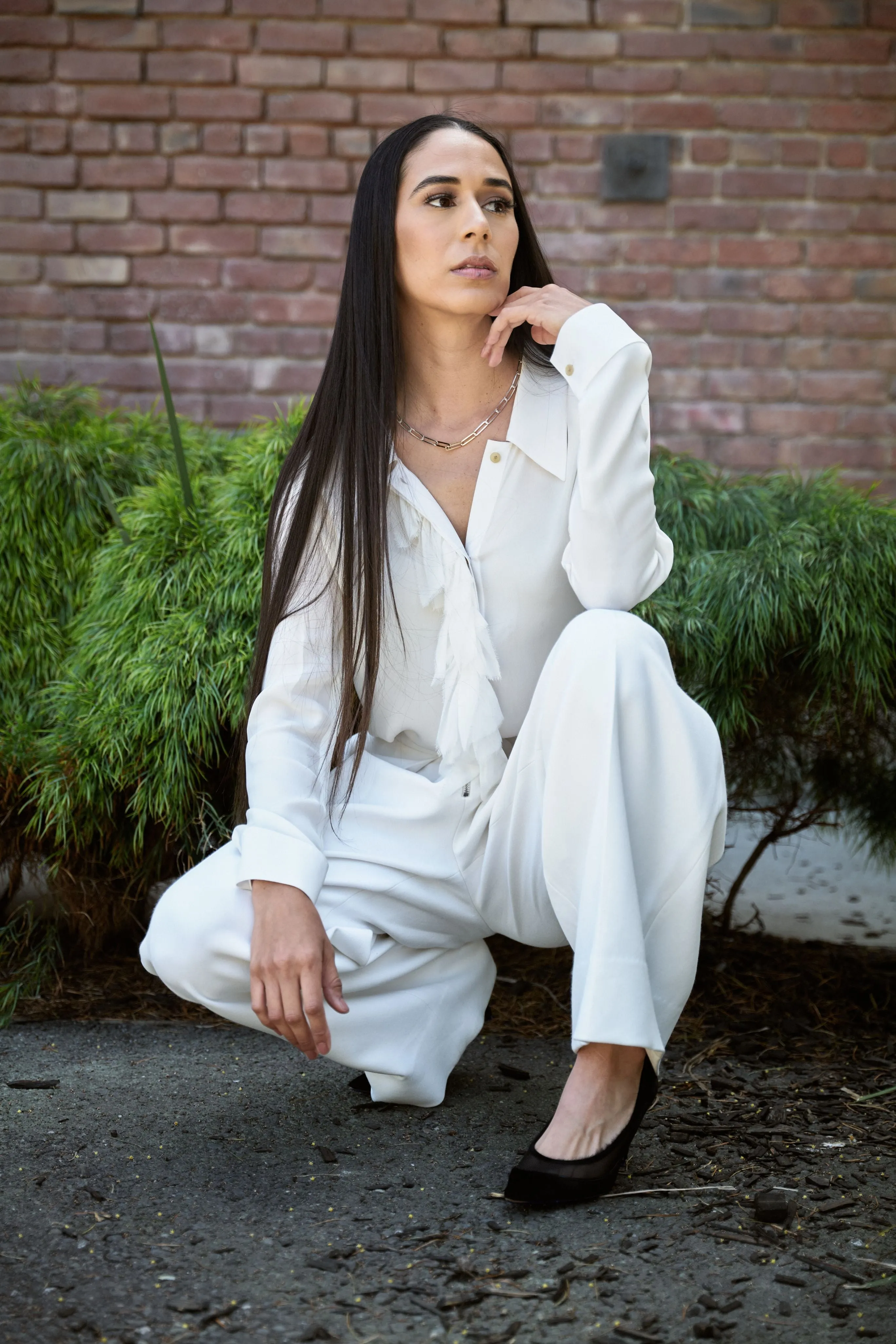 Marine Wide Leg Pants