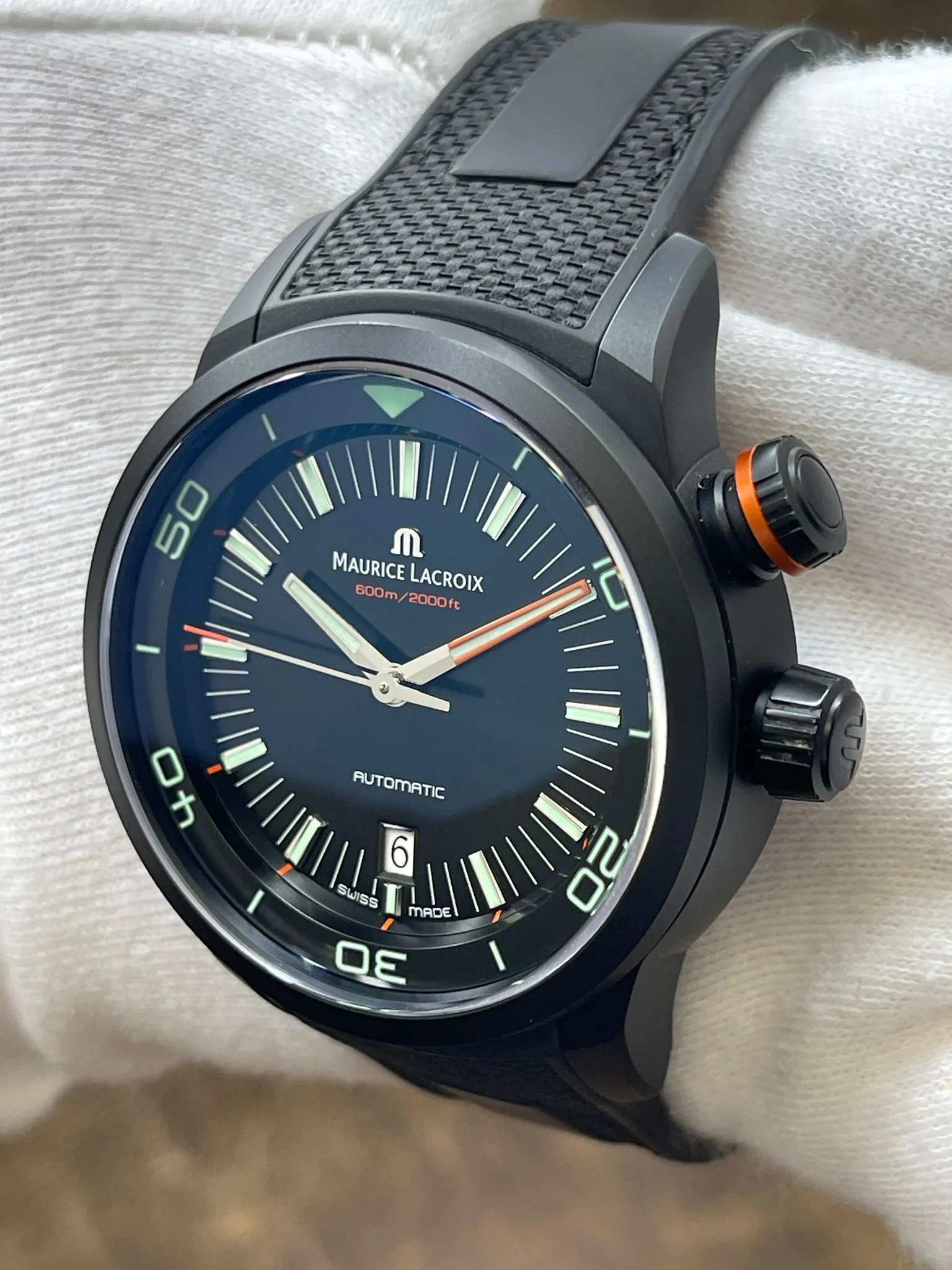Maurice Lacroix Pontos S Diver PT6248 Black Dial Automatic Men's Watch