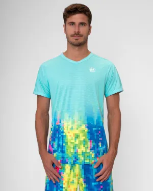 Melbourne Aqua V-Neck Tee