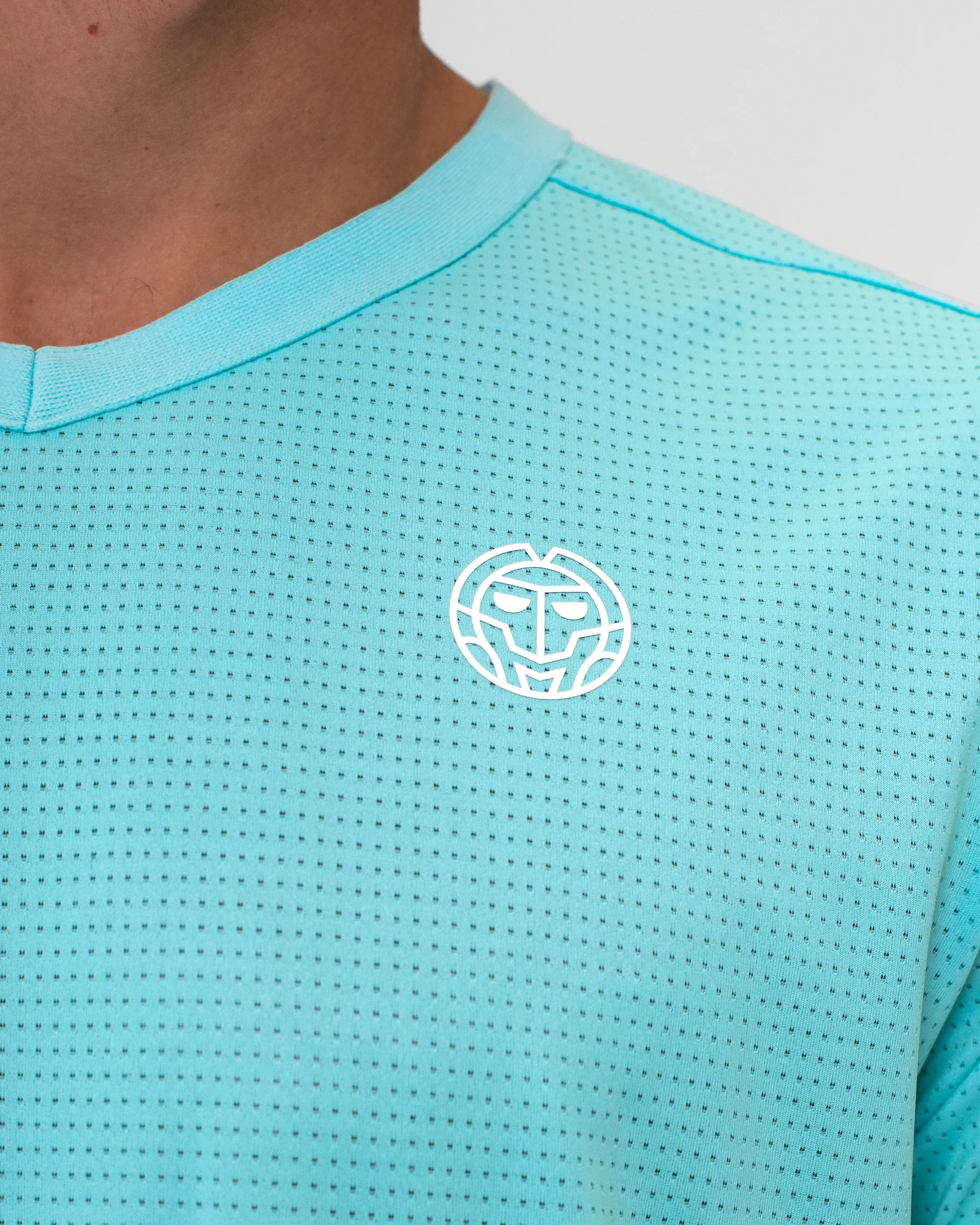 Melbourne Aqua V-Neck Tee