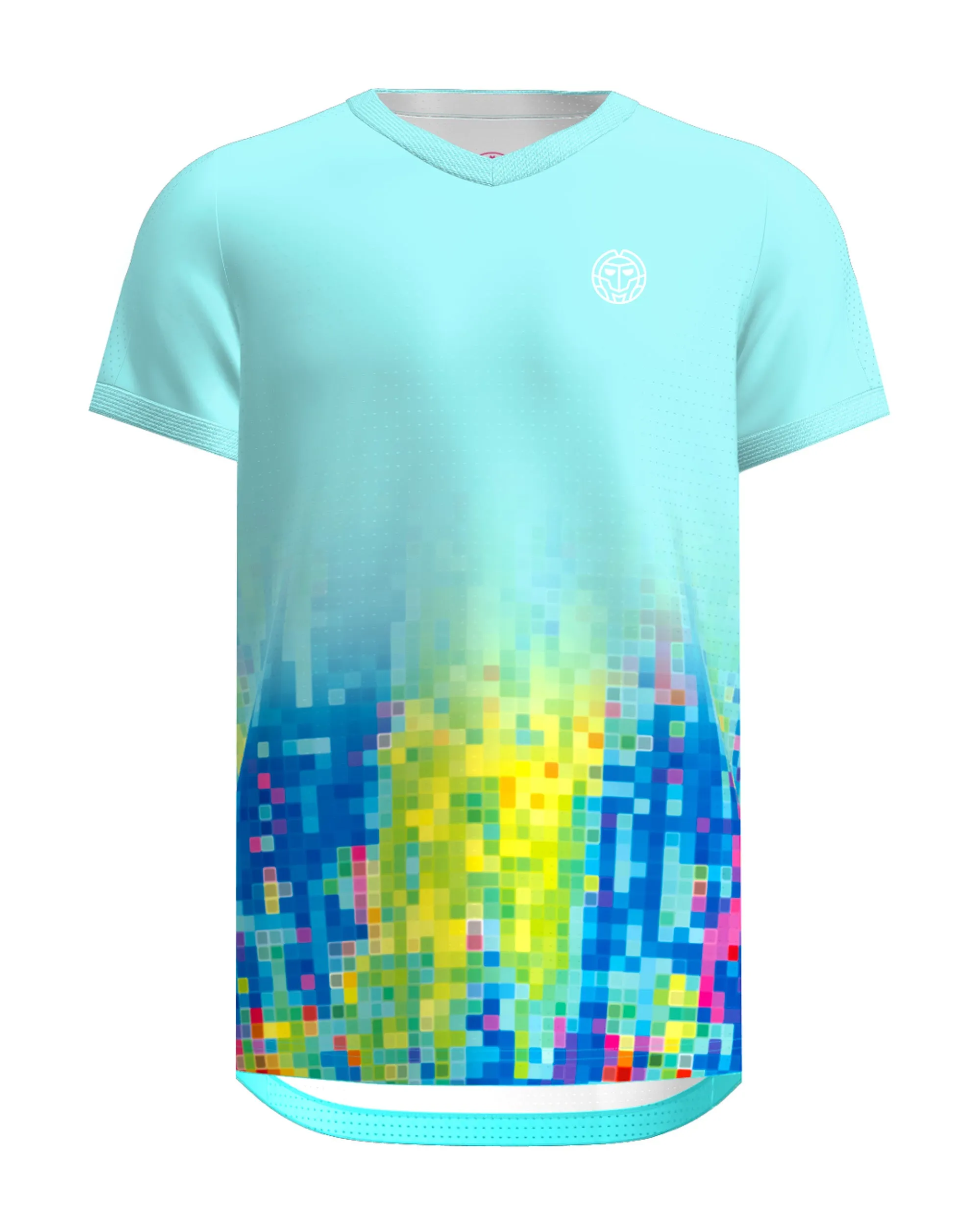 Melbourne Aqua V-Neck Tee