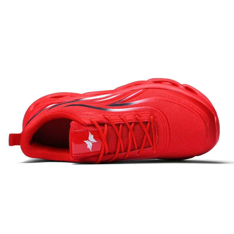 Men Sneakers Lace Up Low Top Jogging Shoes