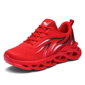 Men Sneakers Lace Up Low Top Jogging Shoes