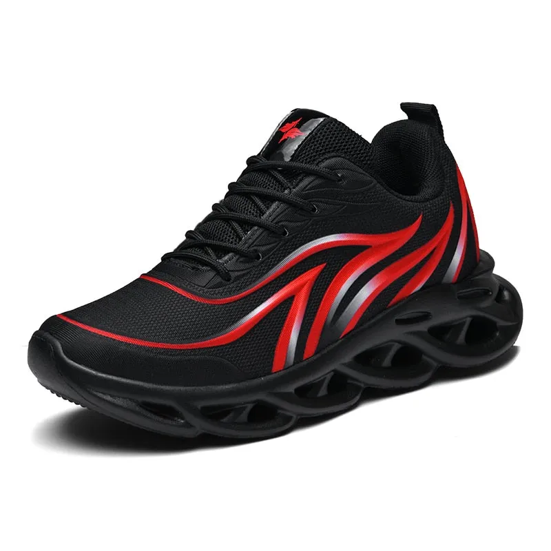 Men Sneakers Lace Up Low Top Jogging Shoes