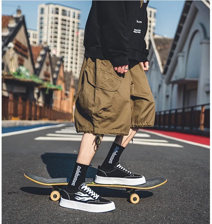 Men's All-match Low Top Canvas Shoes Platform Sneakers