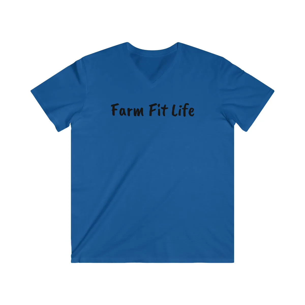 Men's Fitted V-Neck Short Sleeve Tee