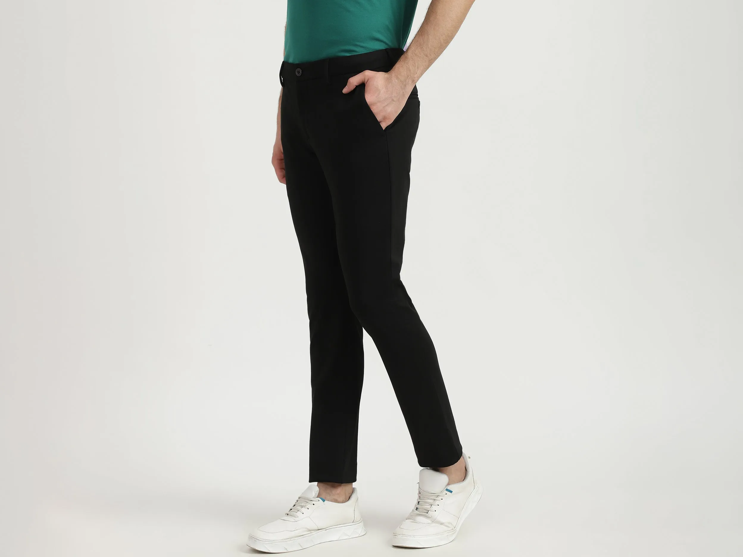 Mens Slim Fit Patterned Pants