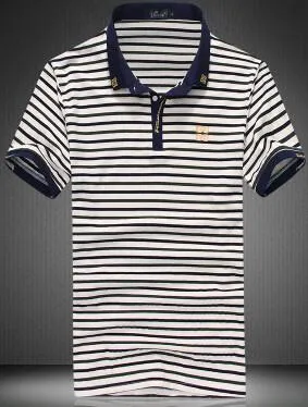 Men's Striped Fashion Polo